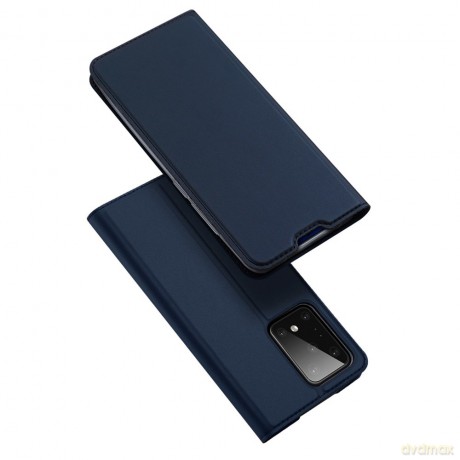 DUX DUCIS Skin Pro kabura etui pokrowiec z klapką Samsung Galaxy S20 Ultra niebieski