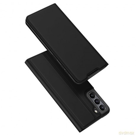 Dux Ducis Skin Pro kabura etui pokrowiec z klapką Samsung Galaxy S21 FE czarny