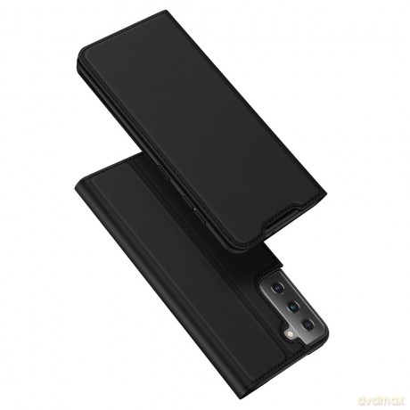 DUX DUCIS Skin Pro kabura etui pokrowiec z klapką Samsung Galaxy S21+ 5G (S21 Plus 5G) czarny