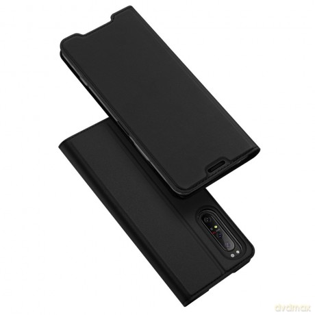 DUX DUCIS Skin Pro kabura etui pokrowiec z klapką Sony Xperia 1 II czarny
