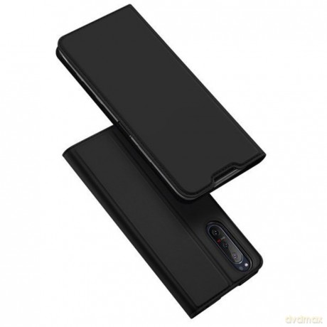 DUX DUCIS Skin Pro kabura etui pokrowiec z klapką Sony Xperia 5 II czarny