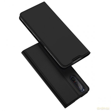 DUX DUCIS Skin Pro kabura etui pokrowiec z klapką Sony Xperia 5 III czarny