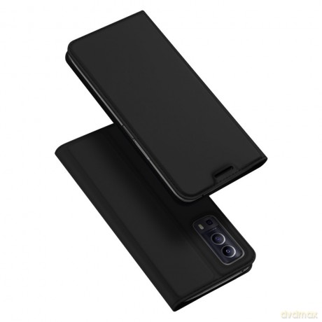 Dux Ducis Skin Pro kabura etui pokrowiec z klapką Vivo Y72 5G czarny