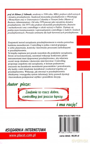Controlling Planowanie Kontrola Kierowanie Wyd.IV - Hilmar J.Vollmuth [KSIĄŻKA]