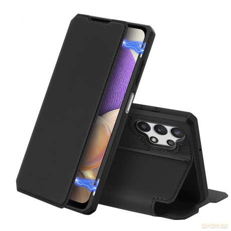DUX DUCIS Skin X kabura etui pokrowiec z klapką Samsung Galaxy A32 5G czarny