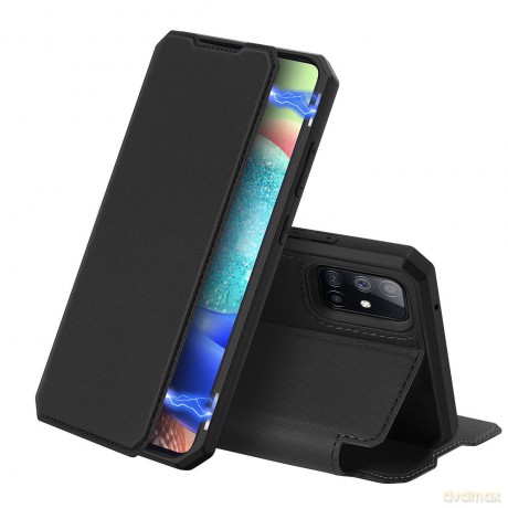 DUX DUCIS Skin X kabura etui pokrowiec z klapką Samsung Galaxy A71 5G czarny
