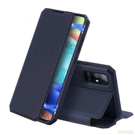 DUX DUCIS Skin X kabura etui pokrowiec z klapką Samsung Galaxy A71 5G niebieski