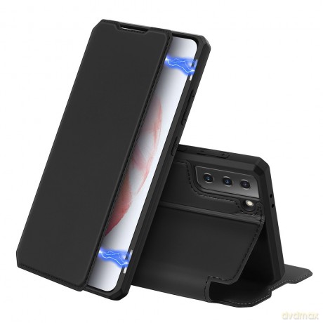 DUX DUCIS Skin X kabura etui pokrowiec z klapką Samsung Galaxy S21+ 5G (S21 Plus 5G) czarny