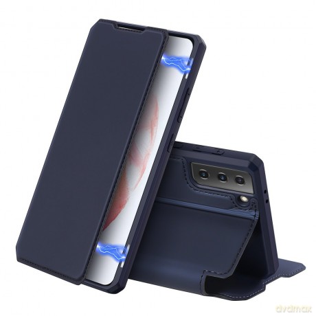 DUX DUCIS Skin X kabura etui pokrowiec z klapką Samsung Galaxy S21+ 5G (S21 Plus 5G) niebieski