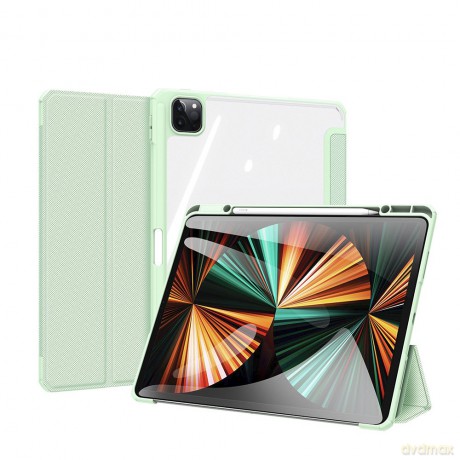 Dux Ducis Toby pancerne etui z klapką Smart Case do iPad Pro 12.9'' 2021 z uchwytem na Apple Pencil zielony