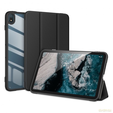 Dux Ducis Toby pancerne etui z klapką Smart Case do Nokia T20 z uchwytem na rysik czarny
