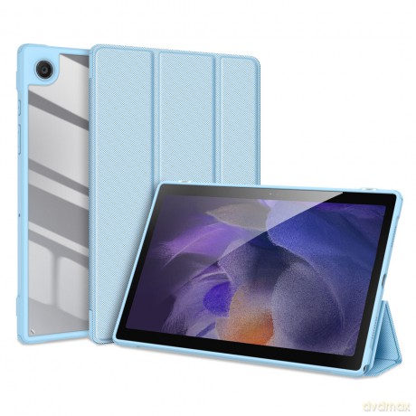 Dux Ducis Toby pancerne etui z klapką Smart Case do Samsung Galaxy Tab A8 10,5'' 2021 z uchwytem na rysik niebieski