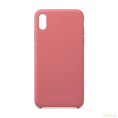 ECO Leather skórzane etui pokrowiec ze skóry ekologicznej iPhone XS Max różowy