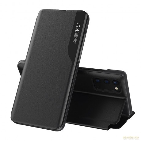Eco Leather View Case elegancki futerał etui z klapką i funkcją podstawki Samsung Galaxy M51 czarny