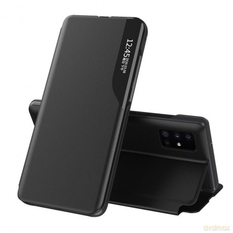 Eco Leather View Case elegancki futerał etui z klapką i funkcją podstawki Samsung Galaxy S20+ (S20 Plus) czarny