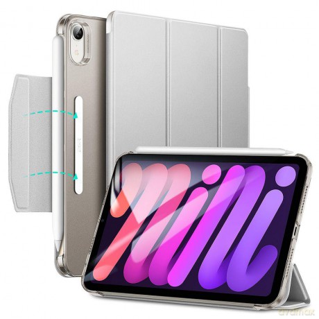 ESR ASCEND TRIFOLD IPAD MINI 6 2021 SILVER GREY