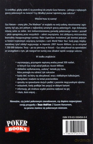 W Otwarte Karty Poker Texas Hold'em - Gus Hansen [KSIĄŻKA]