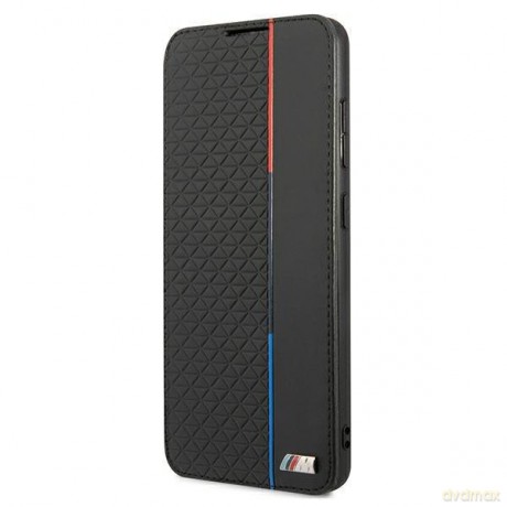 Etui BMW BMBKS21FETRTBK S21 FE G990 czarny/black bookcase M Collection Triangles