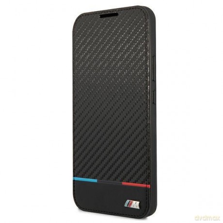 Etui BMW BMBKS22SPUCARTCBK S22 S901 czarny/black bookcase M Collection Triangles