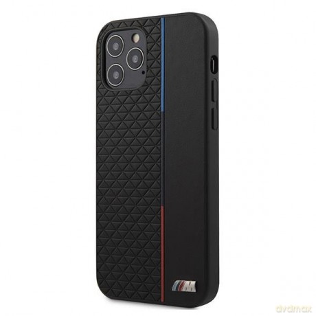 Etui BMW BMHCP12MTRTBK iPhone 12/12 Pro 6,1" czarny/black hardcase M Collection Triangles