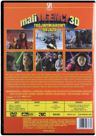 Mali agenci 3D - Trójwymiarowy odjazd [DVD]