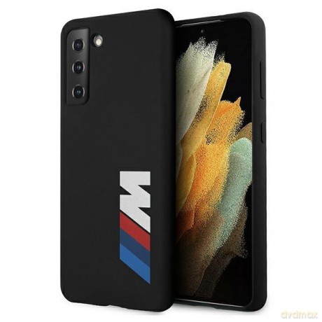 Etui BMW BMHCS21SMSLBLBK S21 G991 czarny/black hardcase Silicone Signature Logo