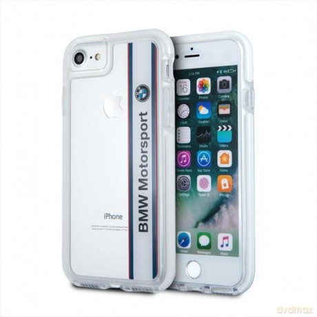 Etui hardcase BMW BMHCP7SPVWH iPhone 7 transparent white SHOCKPROOF