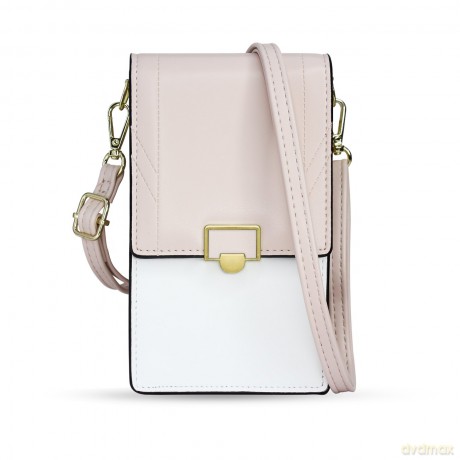 Fancy Bag Case ręcznie robione etui wysokiej jakości torba torebka na smartfon z paskiem na ramię portfel różowy (model 2)