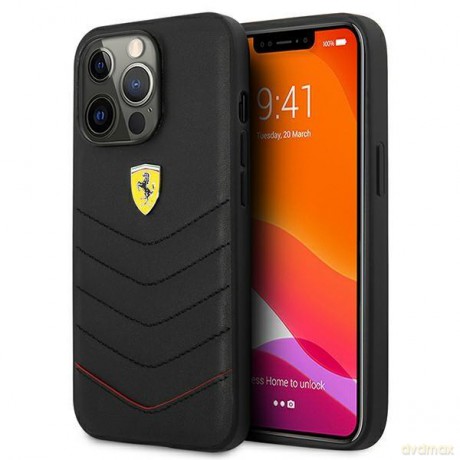 Ferrari FEHCP13XRQUK iPhone 13 Pro Max 6,7" czarny/black hardcase Off Track Quilted