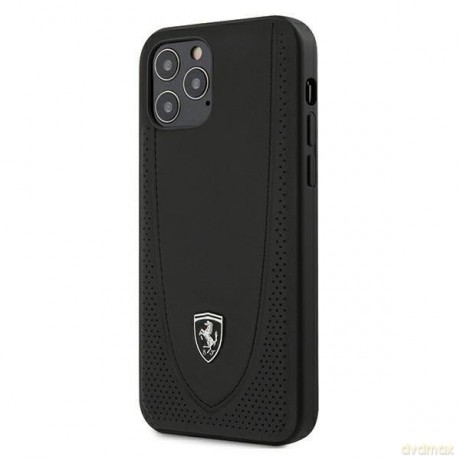 Ferrari FEOGOHCP12MBK iPhone 12/12 Pro 6,1" czarny/black hardcase Off Track Perforated