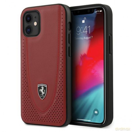 Ferrari FEOGOHCP12SRE iPhone 12 mini 5,4" czerwony/red hardcase Off Track Perforated