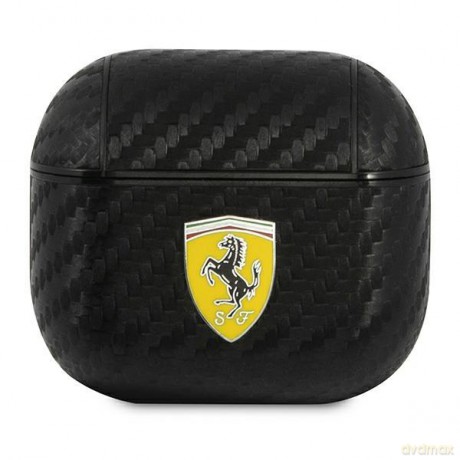 Ferrari FESA3CABK AirPods 3 cover czarny/black On Track PU Carbon