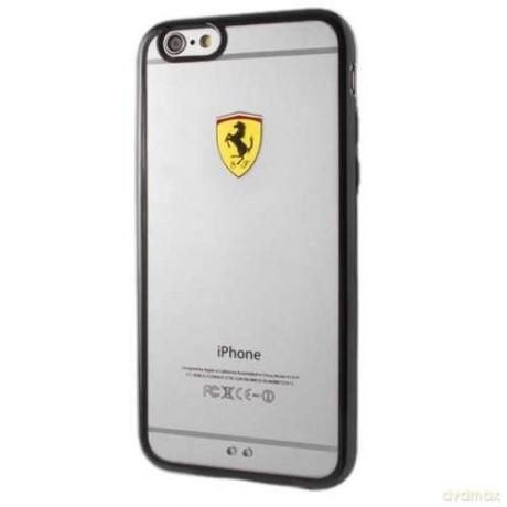 Ferrari Hardcase FEHCP6BK iPhone 6/6S racing shield transparent black
