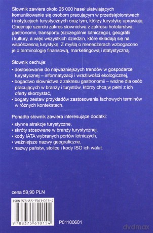 Słownik Turystyki I Hotelarstwa (ANG.) (twarda) - Ewa Dziedzic, Anna Sancewicz-Kliś [KSIĄŻKA]
