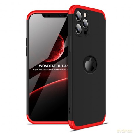 GKK 360 Protection Case etui na całą obudowę przód + tył iPhone 12 Pro czarny