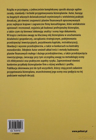 Biznesplan Zastosowania I Przykłady (broszurowa) - Zbigniew Pawlak [KSIĄŻKA]