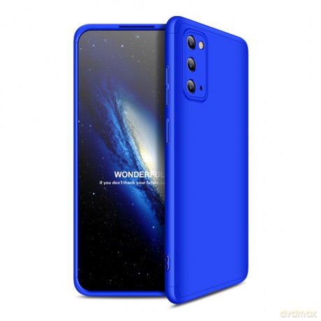 GKK 360 Protection Case etui na całą obudowę przód + tył Samsung Galaxy S20 niebieski