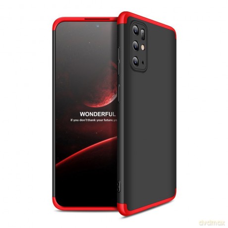 GKK 360 Protection Case etui na całą obudowę przód + tył Samsung Galaxy S20 Plus czarno-czerwony