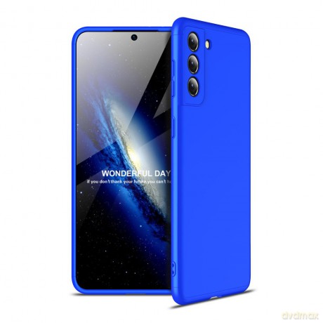 GKK 360 Protection Case etui na całą obudowę przód + tył Samsung Galaxy S21 5G niebieski