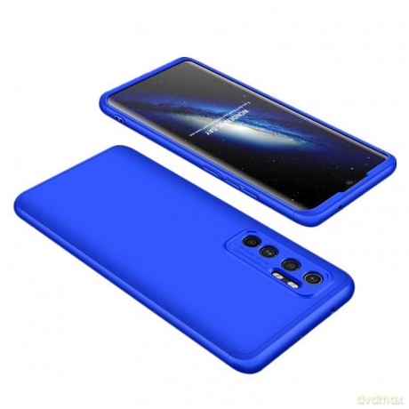 GKK 360 Protection Case etui na całą obudowę przód + tył Xiaomi Mi Note 10 Lite niebieski