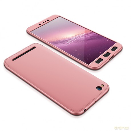 GKK 360 Protection Case etui na całą obudowę przód + tył Xiaomi Redmi 5A różowy