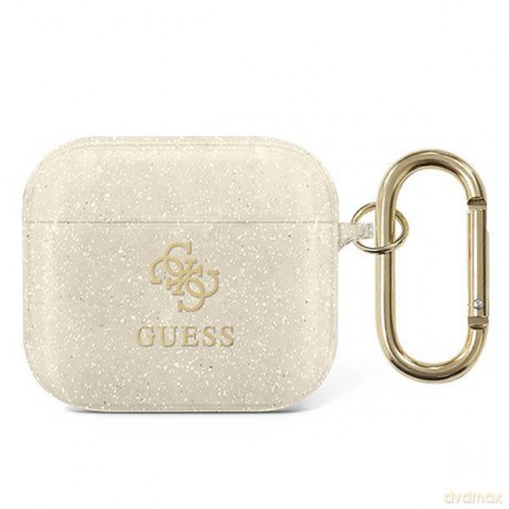Guess GUA3UCG4GD AirPods 3 cover złoty/gold Glitter Collection