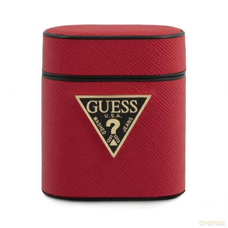 Guess GUACA2VSATMLRE AirPods cover czerwony/red Saffiano
