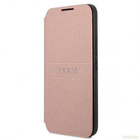 Guess GUBKS22MPSASBPI S22+ S906 różowy/pink book Saffiano Stripes