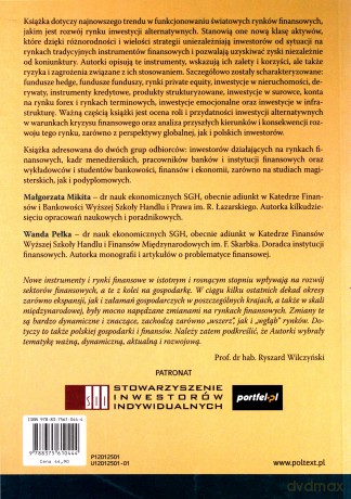 Rynki Inwestycji Alternatywnych (broszurowa) - Małgorzata Mikita, Wanda Pełka [KSIĄŻKA]