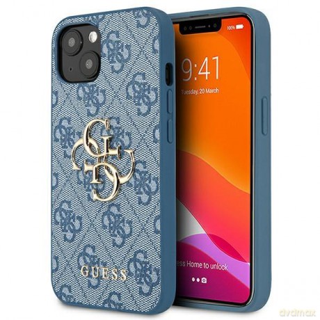 Guess GUHCP13M4GMGBL iPhone 13 6,1" niebieski/blue hardcase 4G Big Metal Logo