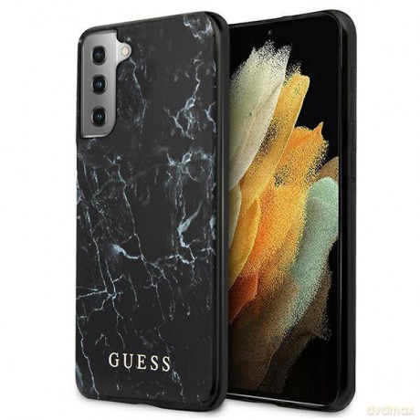 Guess GUHCS21MPCUMABK S21+ G996 czarny/black hardcase Marble