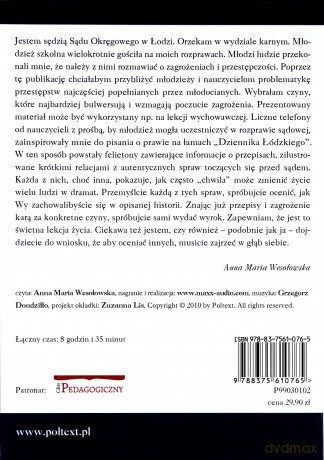 Bezpieczeństwo Młodzieży Poradnik Prawny - Anna Maria Wesołowska [AUDIOBOOK] [CD]