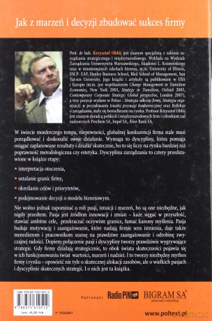 Pasja I Dyscyplina Strategii (twarda) - Krzysztof Obłój [KSIĄŻKA]