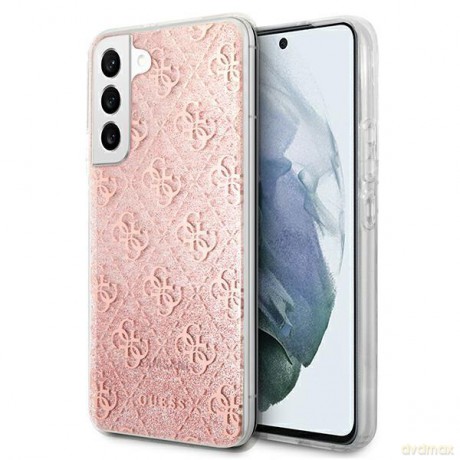 Guess GUHCS22SPCU4GLPI S22 S901 różowy/pink hardcase 4G Glitter
